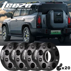Dedicated for Jetour Traveler / Jetour T2 / ICH X K3 Flange Plate T6-7075 Wheel Spacers Aluminum Hub widened Adapter