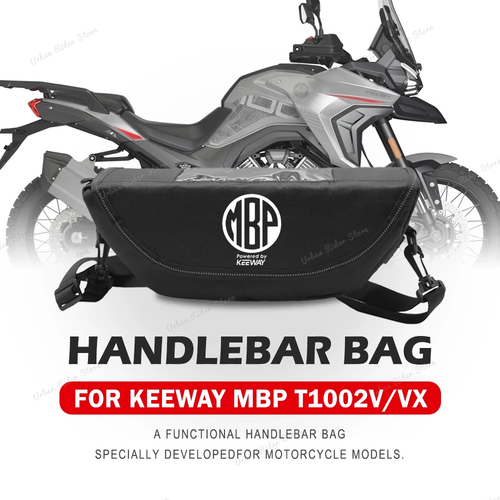 For Keeway MBP T1002V MBP T1002VX Motorcycle Handlebar Travel Bag Motorcycle Waterproof and Dustproof Handlebar Storage Bag