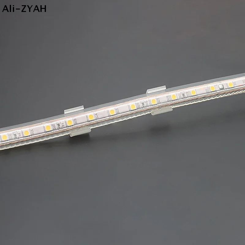 20PCS 10/12/14/17/20mm LED Strip Fix Clips Connector For Fixing 2835 Neon Light 220V COB Plastic Buckle Flexible Accessories