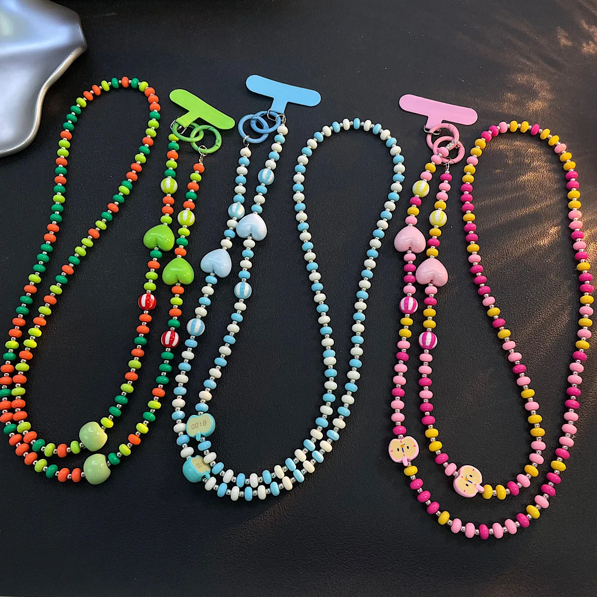 

Новая подвесная веревка для мобильного телефона с допамином, милый длинный крест на плечо, можно носить маленький ремешок ручной работы с бисером, цепочка