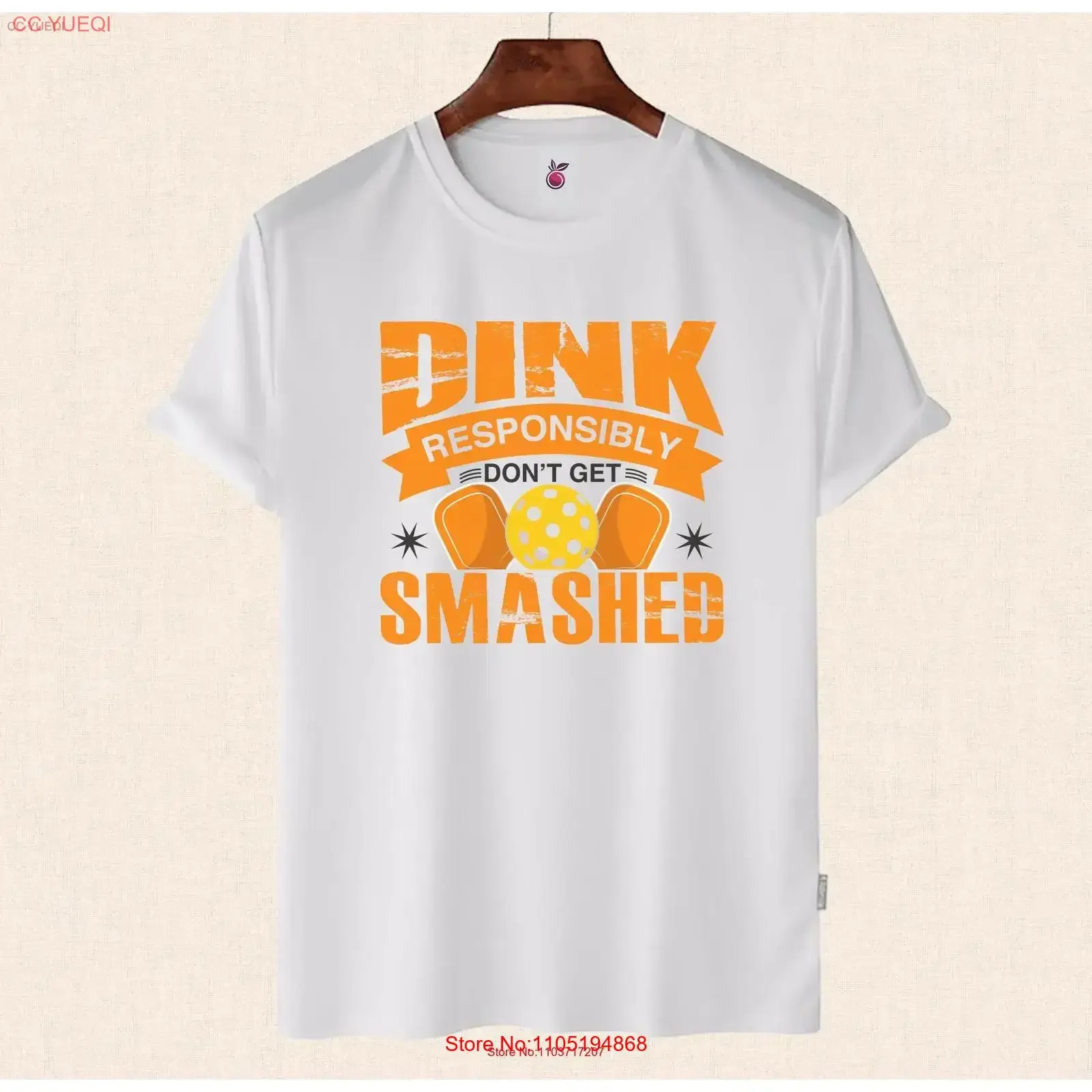 Dink Responsibly Don't get Smashed T Shirt Pickleball for Lover Funny vintage Washed Unisex homme fashion Soft Versatile