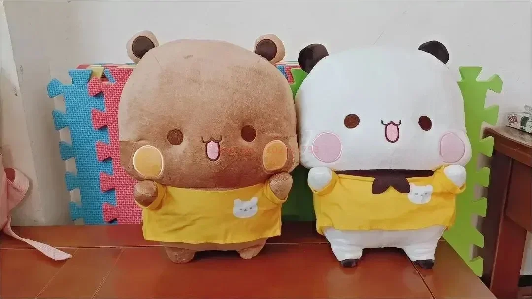 New Bubu And Dudu Panda Plush Cute Cartoon Panda Bear Doll Kawaii Stuffed Soft Pillow Toy Y2k Room Decor Gifts