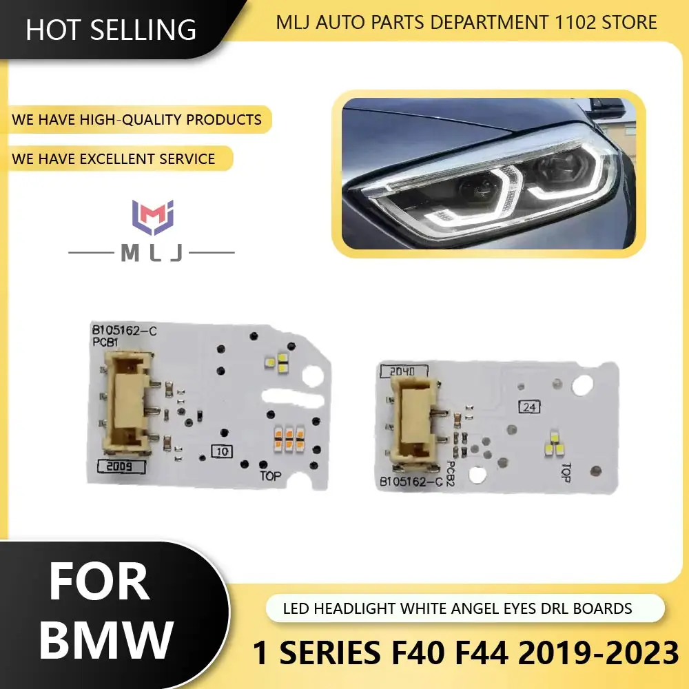 For 2019-2023 BMW 1 2 Series F40 118i F44 228IX M235IX LED Headlight Daytime Light 63119448116 63119448115 White Angel Eye DRL