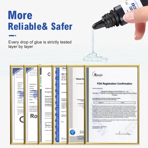 Imagen 2 del producto Juego de gemas dentales, Kit de pegamento con luz de curado UV, adhesivo de ortodoncia Dental, joyería, adorno de cristales de diamante, sistema de unión directa