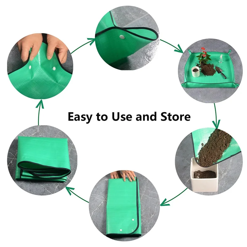 39.4Inx39.4In حجم كبير مناسب لزراعة النباتات الداخلية والخارجية حصيرة بوتينغ مقاومة للماء سهلة التركيب وسهلة الاستخدام #3