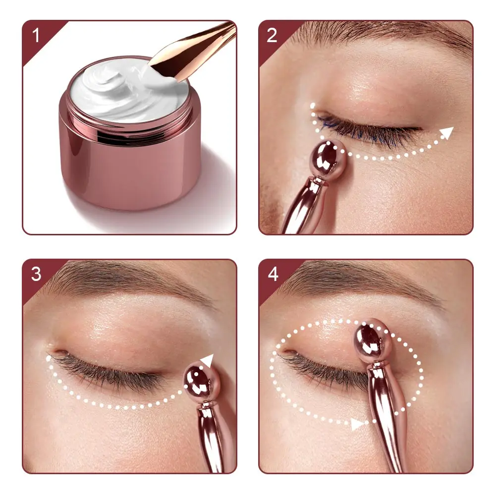 2in1 Gesichts-Augenmassagestab, Augencreme-Applikator für Anti-Falten, Augenringe, Gesichtslifting, Mischspatel, Schaufel, Mini-Löffel – Detail 6
