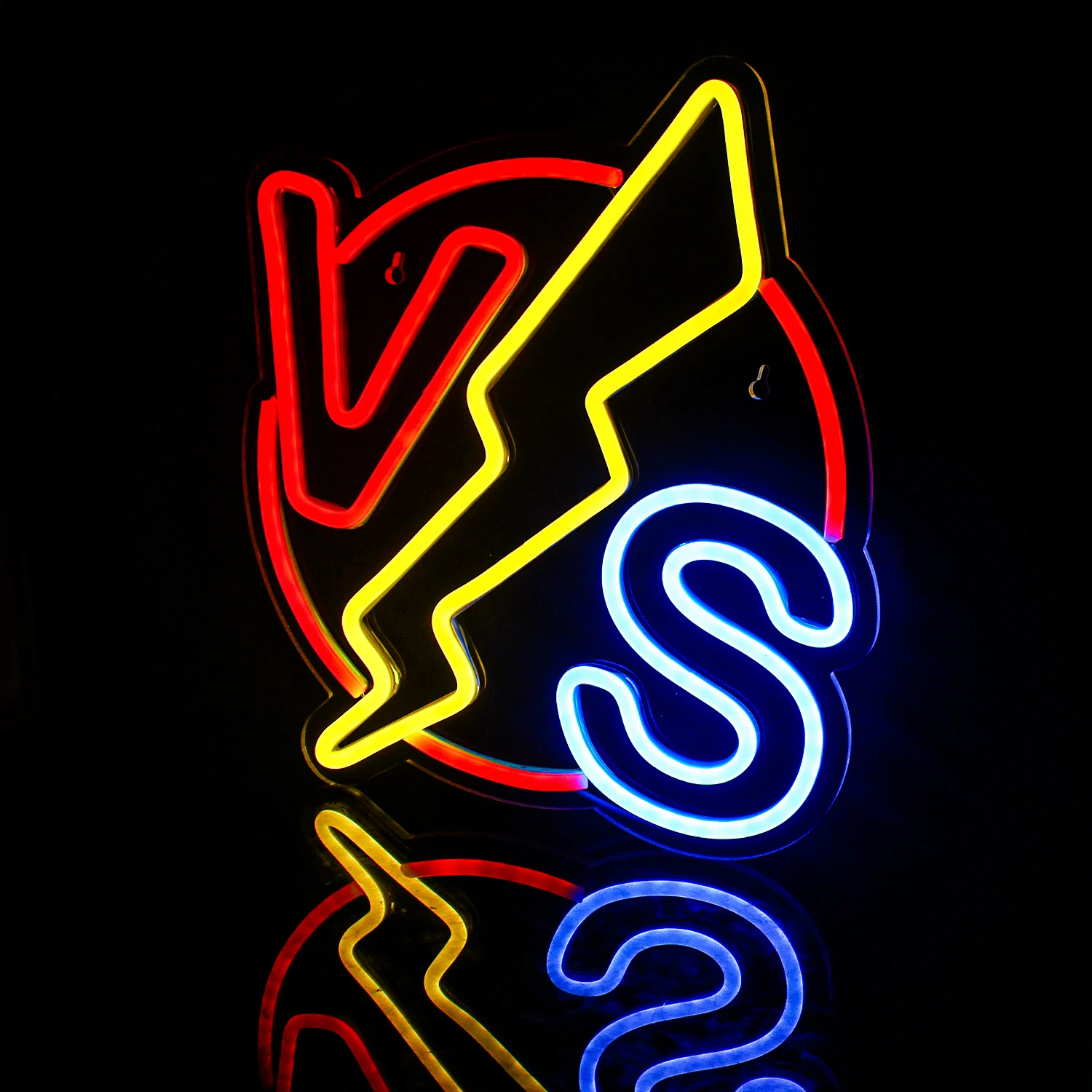 

VS Neon Sign Competition Neon Sign Colorful Game LED Neon Light Game Room Home Bar Club Live Competition Party USB Wall Decor