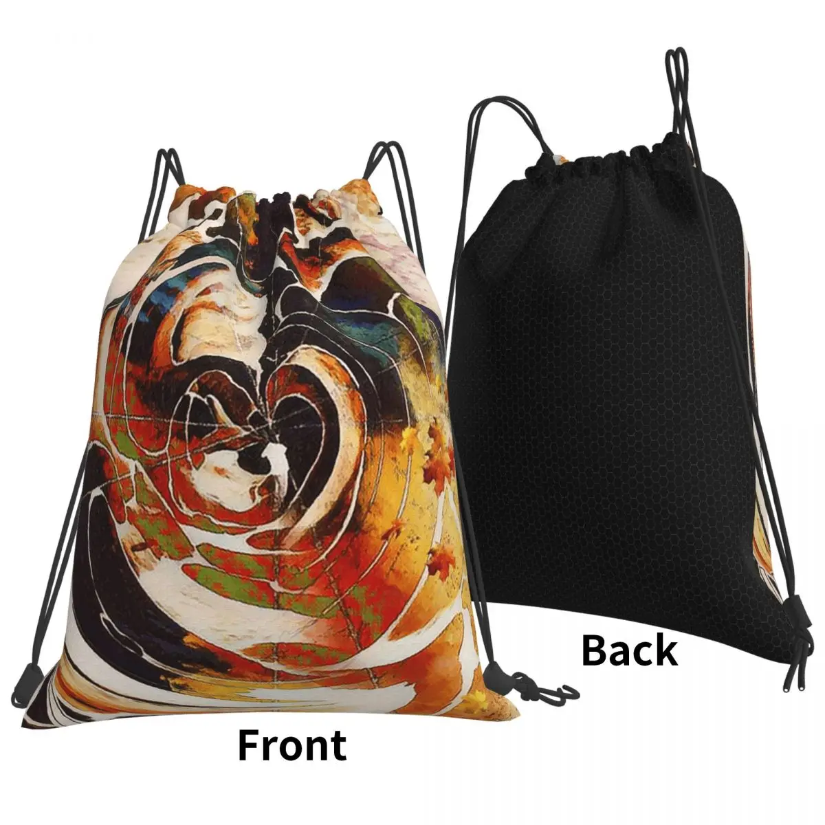 Fall Is Coming Backpacks Multi-function Drawstring Bags Storage Bag Book Bags for Travel Students
