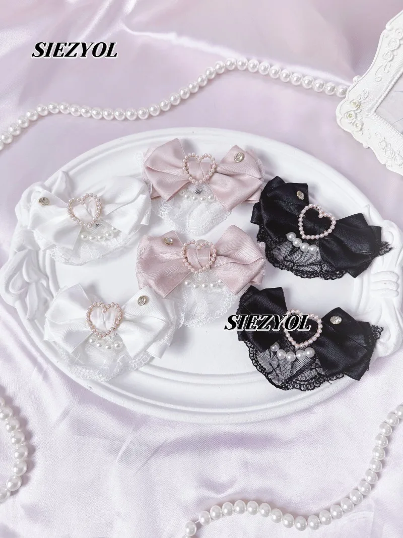 Bow Shoe Clip Mine Series Sweet Girls Mass Production Japanese Style Bow Clips Handmade Shoe Accessories Decorations