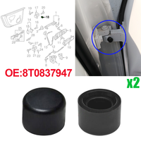 2PCS 8T0837947 New For Audi A1 A3 A4 A6 Q2 Q5 Q7 R8 RS4 RS5 RS6 S3 S5 S7 TT TTS Car Door Hinge Screw Cap Rust-Proof Cover Clip