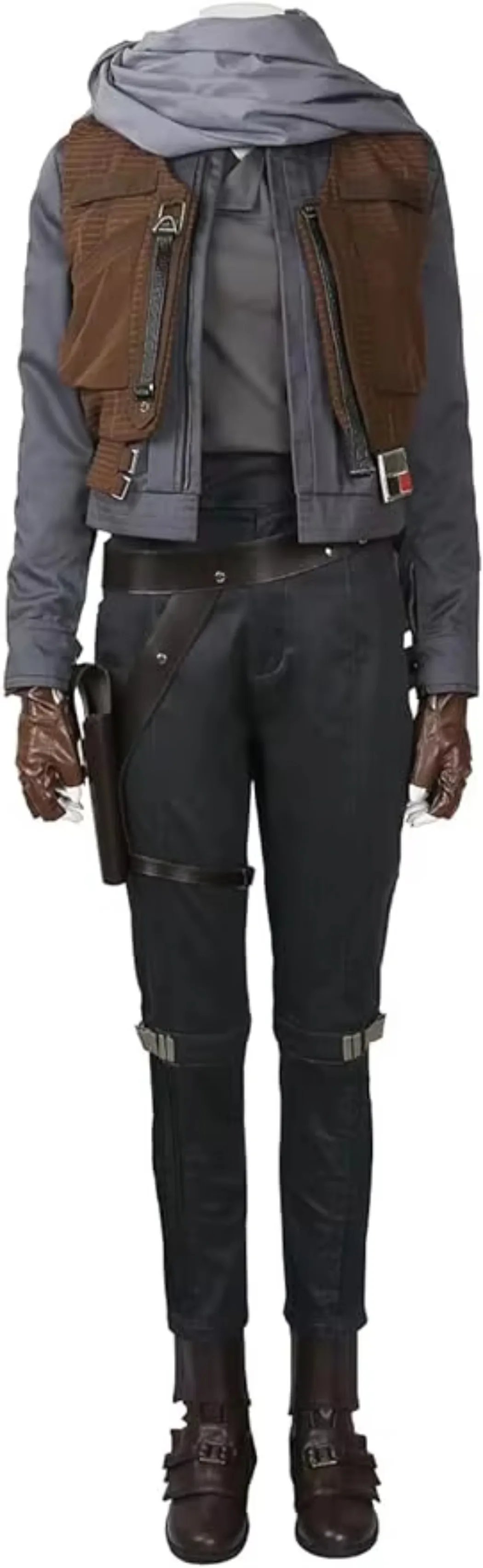 Jyn Erso Sergeant Cosplay Costume Rogue One: A Story  Suit Halloween Outfit for Woman