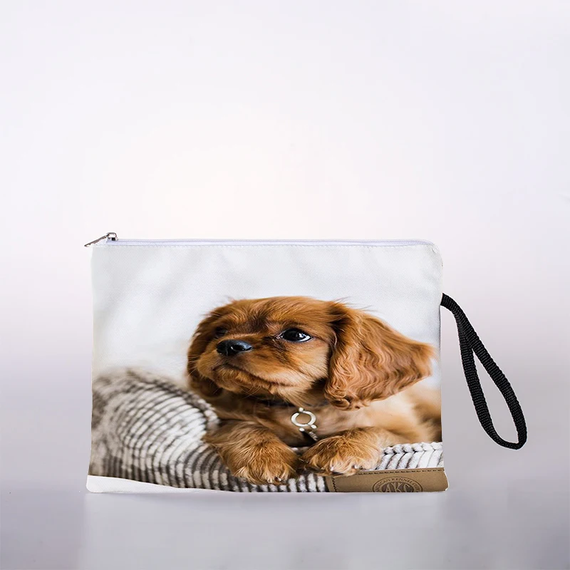 

Oil painting animal print ladies cosmetic bag cute leisure travel portable storage handbag cosmetic bag toiletries bag