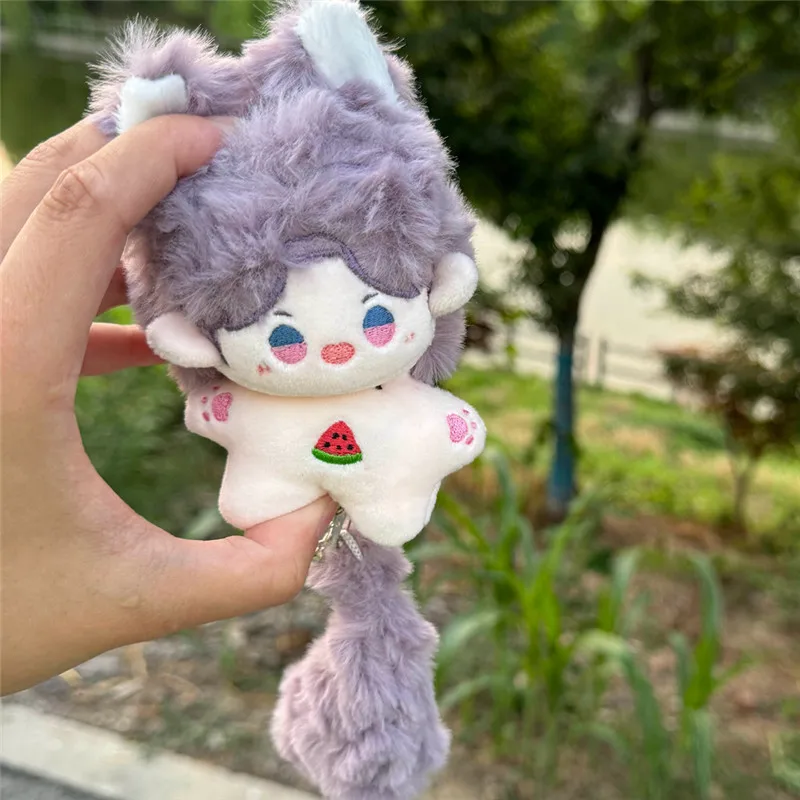 Love And Deep Space Peripheral Pendant Qi Yu Shen Xinghui Li Shen Plush Little Cotton Doll Keychain Folding Paper Cute Plush Toy