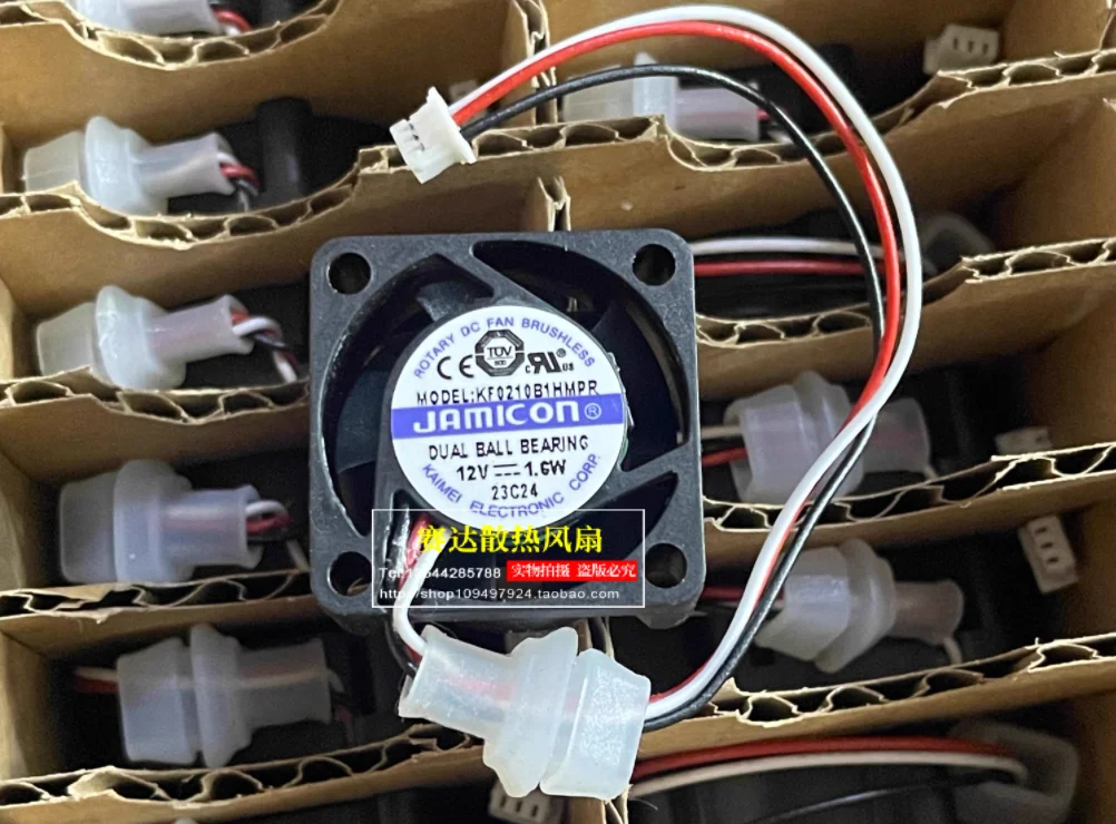 

JAMICON KF0210B1HMPR DC 12 В 1,6 Вт 25x25x10 мм 3-проводной охлаждающий вентилятор для сервера