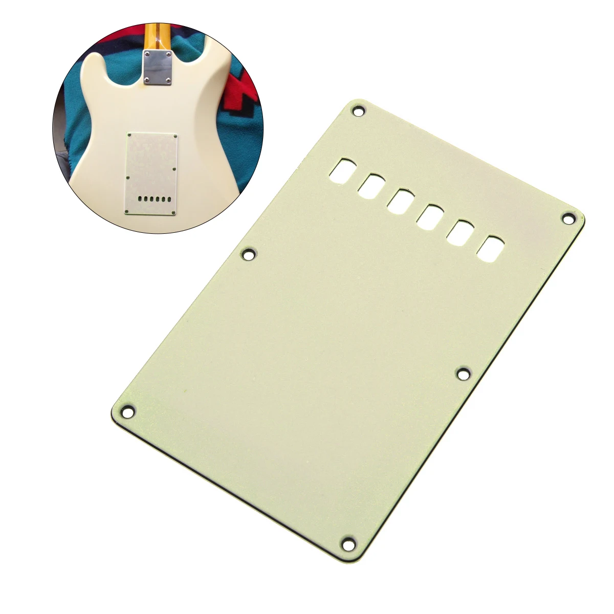 

Eco-Friendly Backplate Cover Heat Resistant Scratch Protection Accessory For Modern Style Guitar Cover