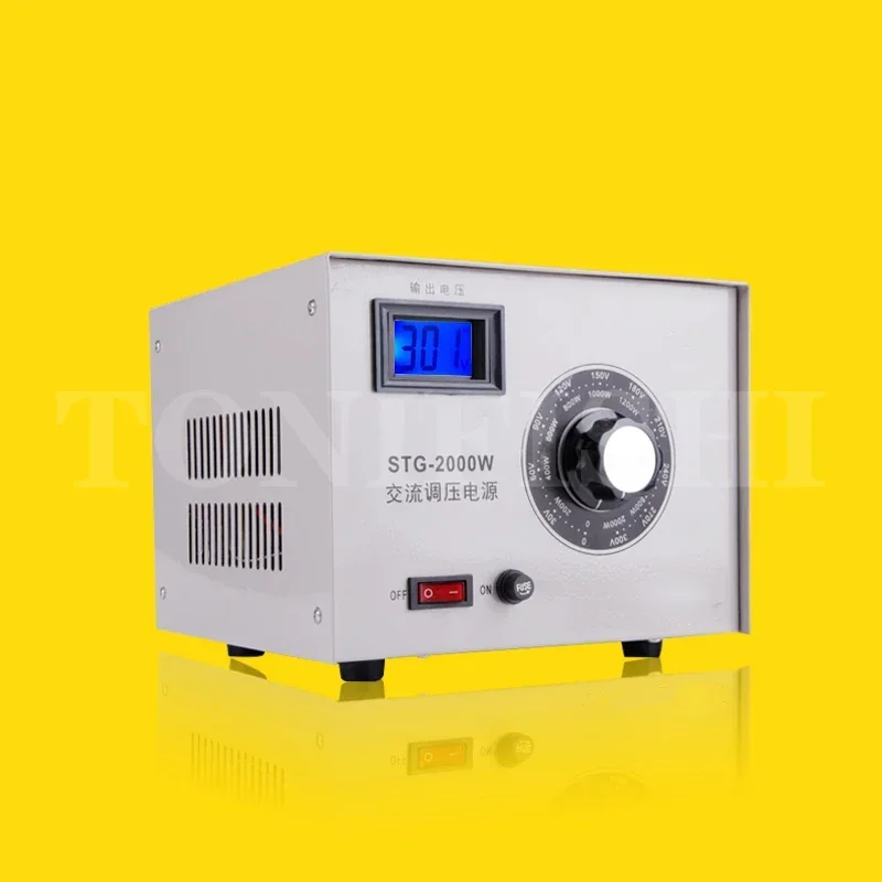 Single-phase voltage regulator STG-2KW AC voltage regulating power supply 0-300V adjustable 2000W contact type 220V single-phase