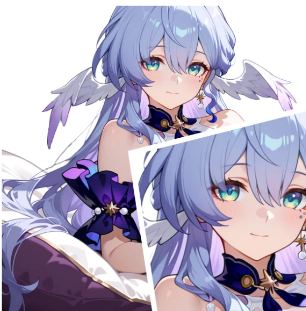 Japanese Anime Honkai：Star Rail Robin Acrylic Double-Sided Stand Figure Model Plate Cosplay Collection Desktop Decor Gifts YSGF