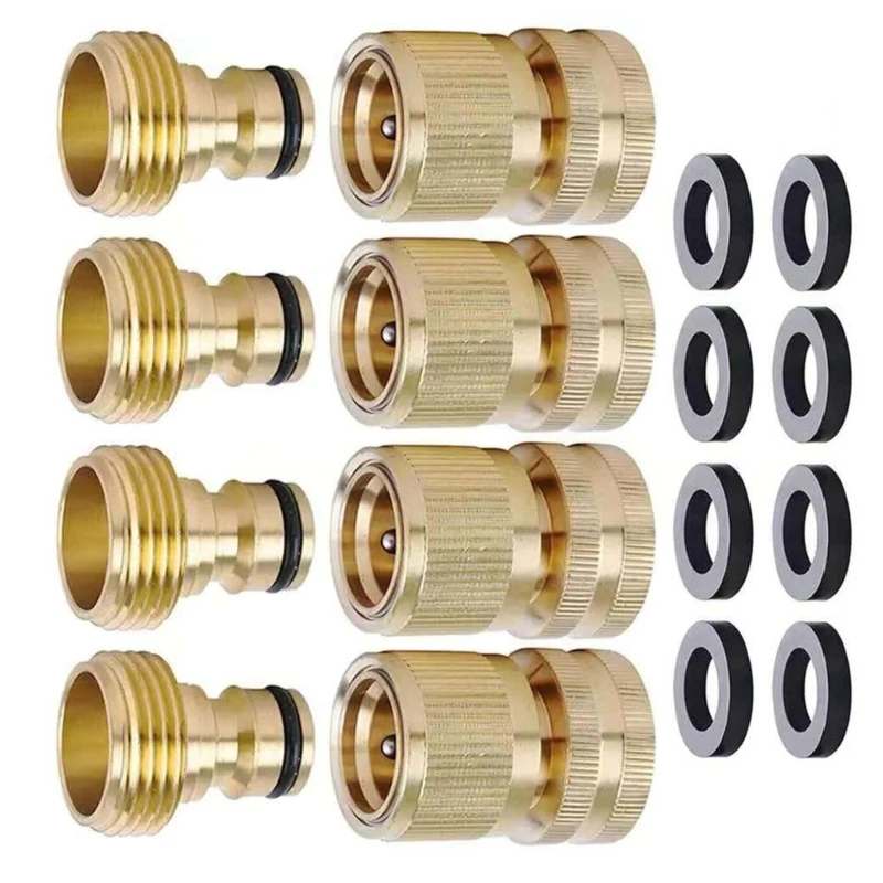  Metal Fast Release Coupling For Irrigation Cleaning Gardening Outdoor Faucet Sprinkler And Car Wash Sprayed Guns Connection