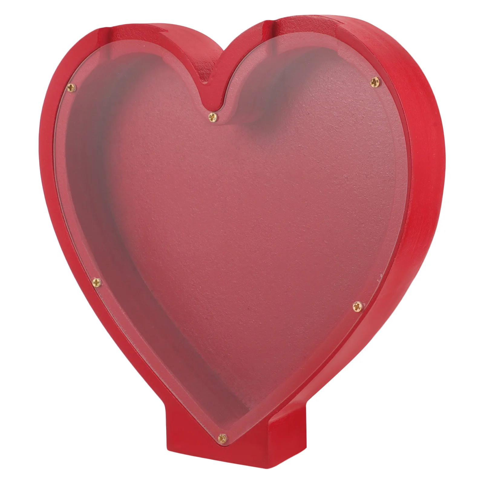 

Large Heart Shaped Piggy Bank for Kids Plastic Money Savings Jar for Home Office Decor Child's Saving Habit Training Gift