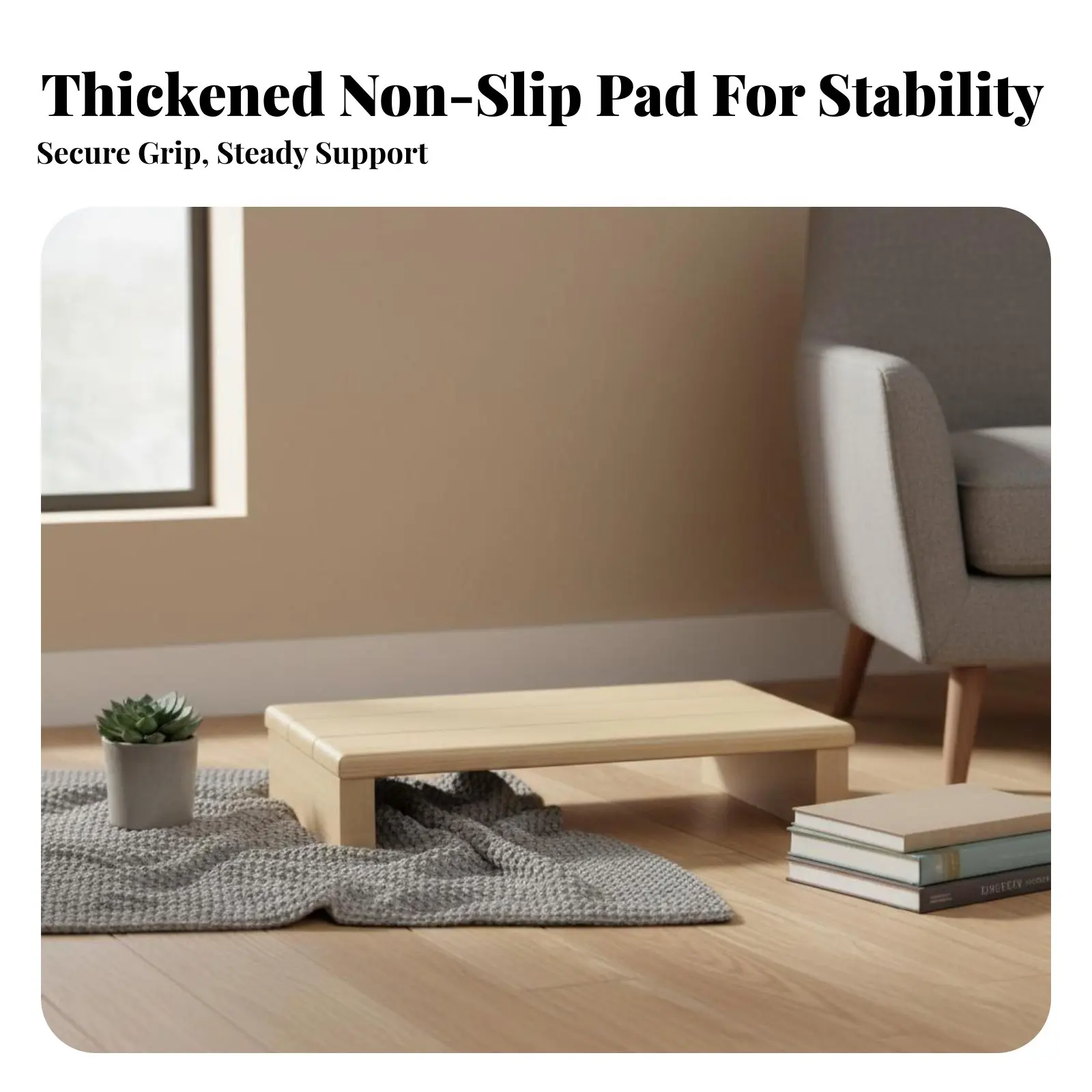 デスク下フットレスト-多機能フットスツール-丈夫で小型-オフィスワーカー、寝室用