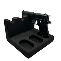 2/3 Slots Gun Rack Pistol Rack EVA Soft Foam for Gun Safe Cabinet Storage Handgun Stand Hunting Gun Accessories