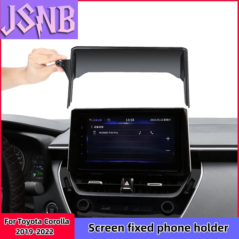 Nuevo soporte de teléfono para coche para Toyota Corolla 2019-2022 8/9 "pantalla de navegación soporte GPS soporte de teléfono móvil soporte de coche accesorios para automóviles