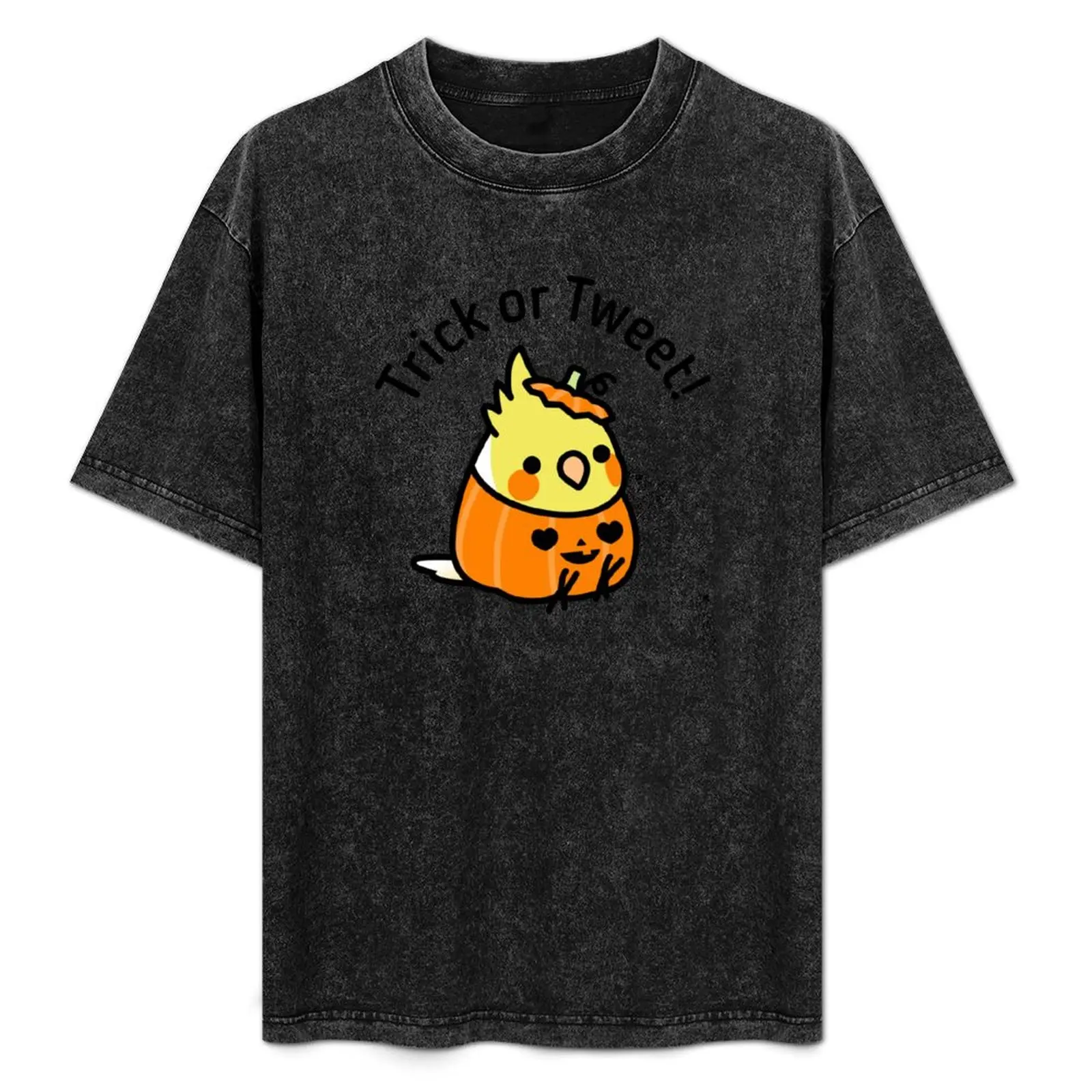 

Halloween Costume Chubby Cockatiel Scooty T-Shirt Casual Loose Fit Short Sleeve T-Shirt