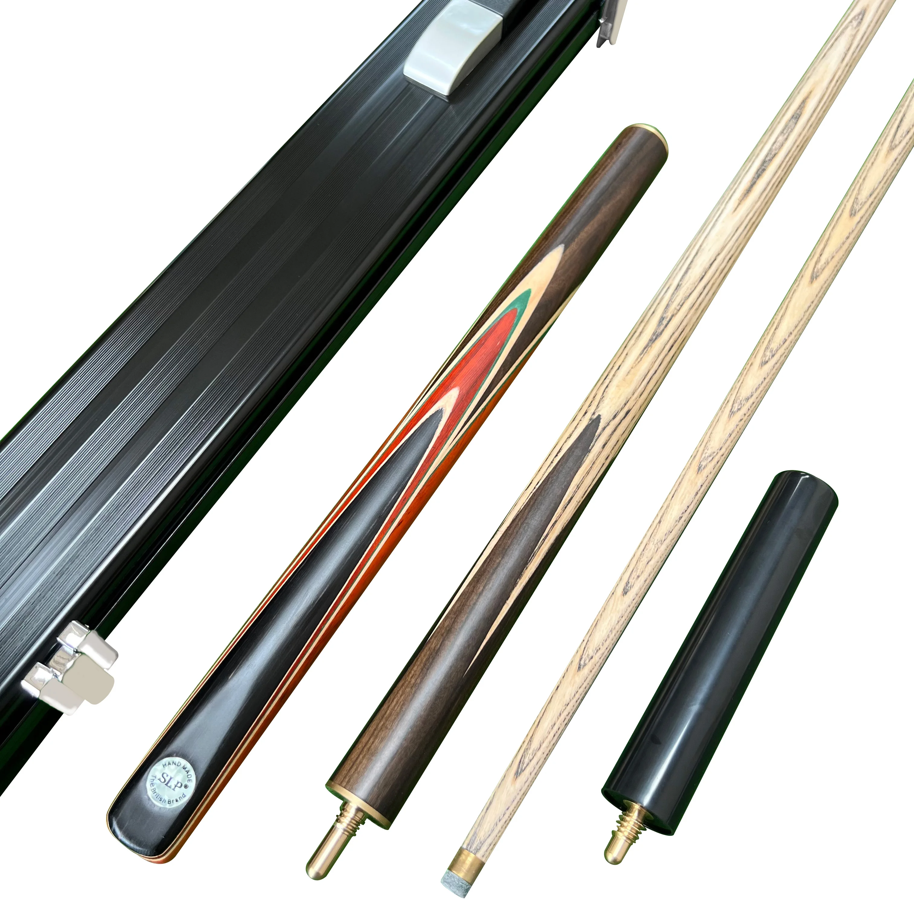 

Newest Arrival SLP 57" Snooker Cue Handcraft 3/4 Jointed with Mini Butt End Extension