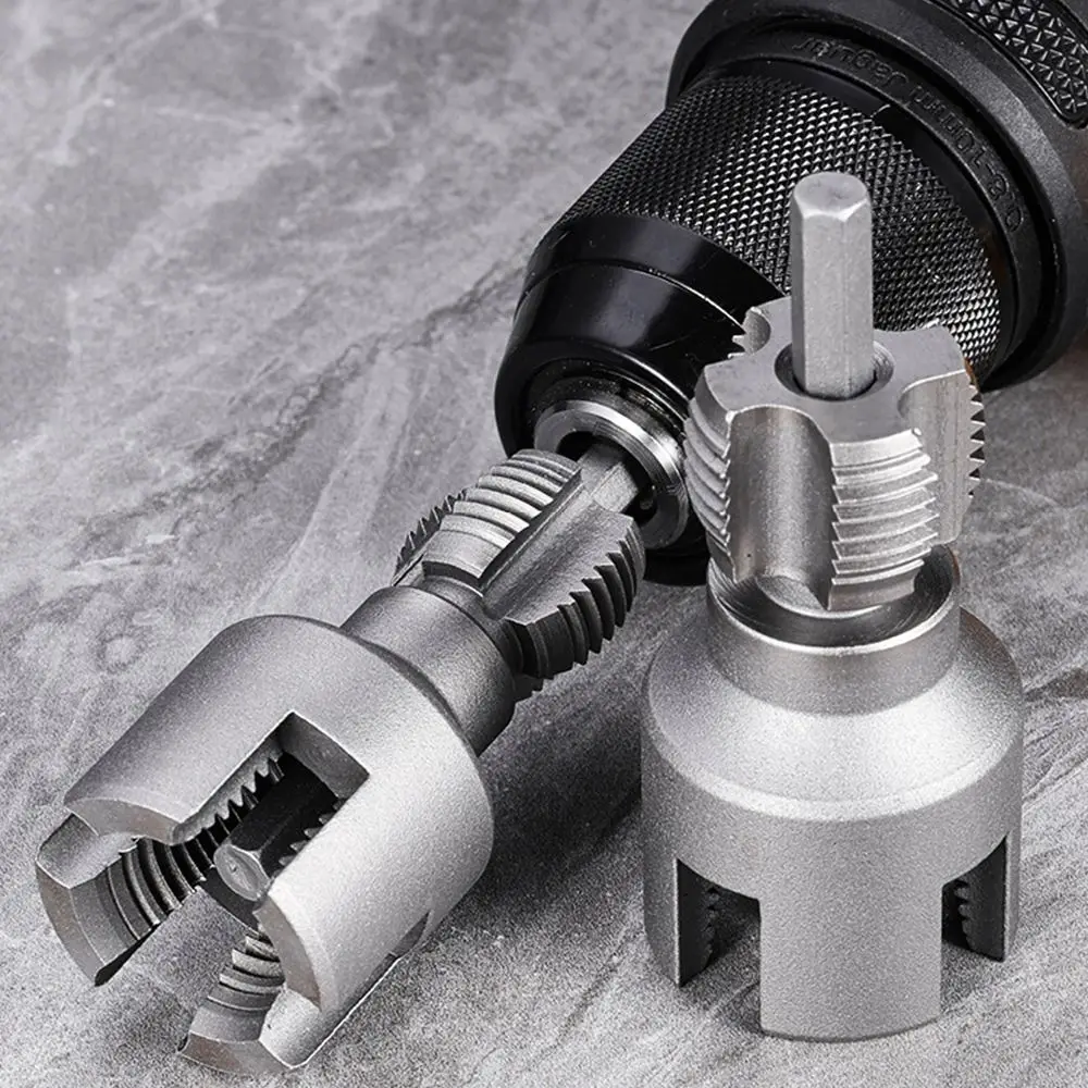 New 4/6 Points Pvc Pipe Threader Kit Internal/External Thread Fast PPR Water Pipe Opener Tap Thread Tap Waterpipe Tapping Tool