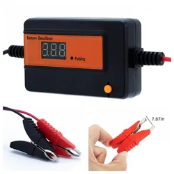 400Ah otomatik pil Desulfator Maintainer canlandırmak ve yeniden jel AGM SLAlarge klip kurşun asit akü 12-48V