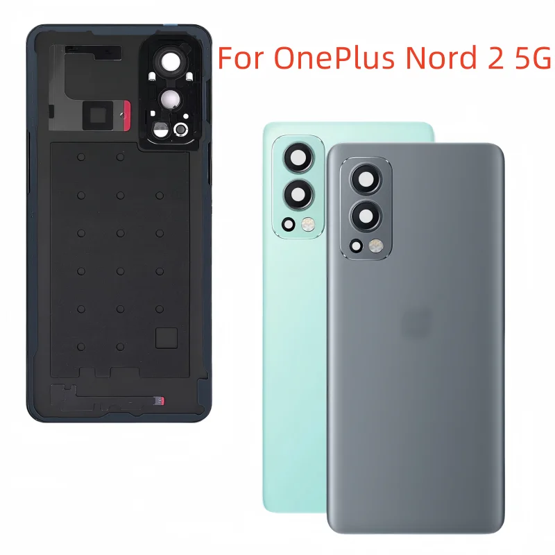 

Battery Cover For OnePlus Nord 2 5G DN2101 DN2103 Back Cover Rear Housing Replacement