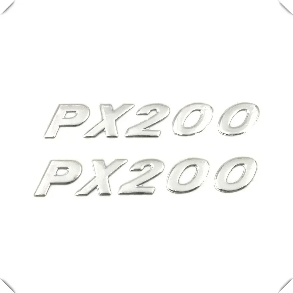 1 Pair 3D Decal PX200 Elblem Tank Label for Vespa Px 200 Adhesive Sticker Bonnet Side Shell Symbol