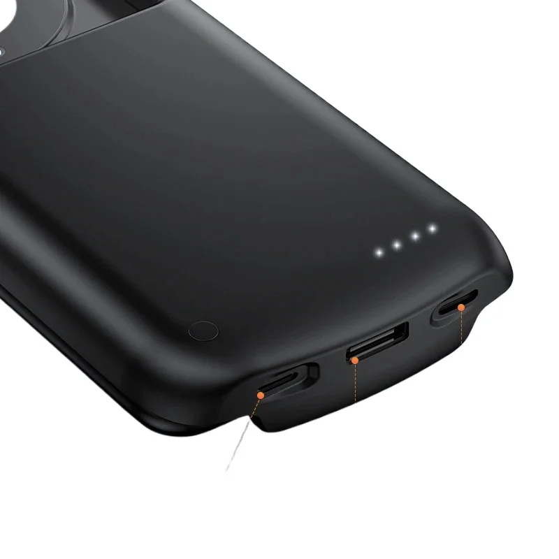 For Huawei P30 P40 Samsung Xiaomi Powerbank Portable Charger Universal Battery Charger Case 10000mAh