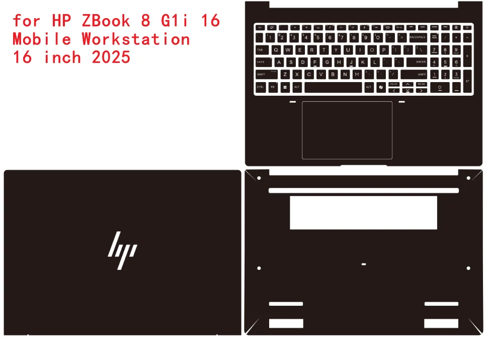 Full Body Laptop Vinyl Decal Cover Sticker Skin For HP ZBook 8 G1i 16 Mobile Workstation 2025 / HP ZBook 8 G1i 14 2025