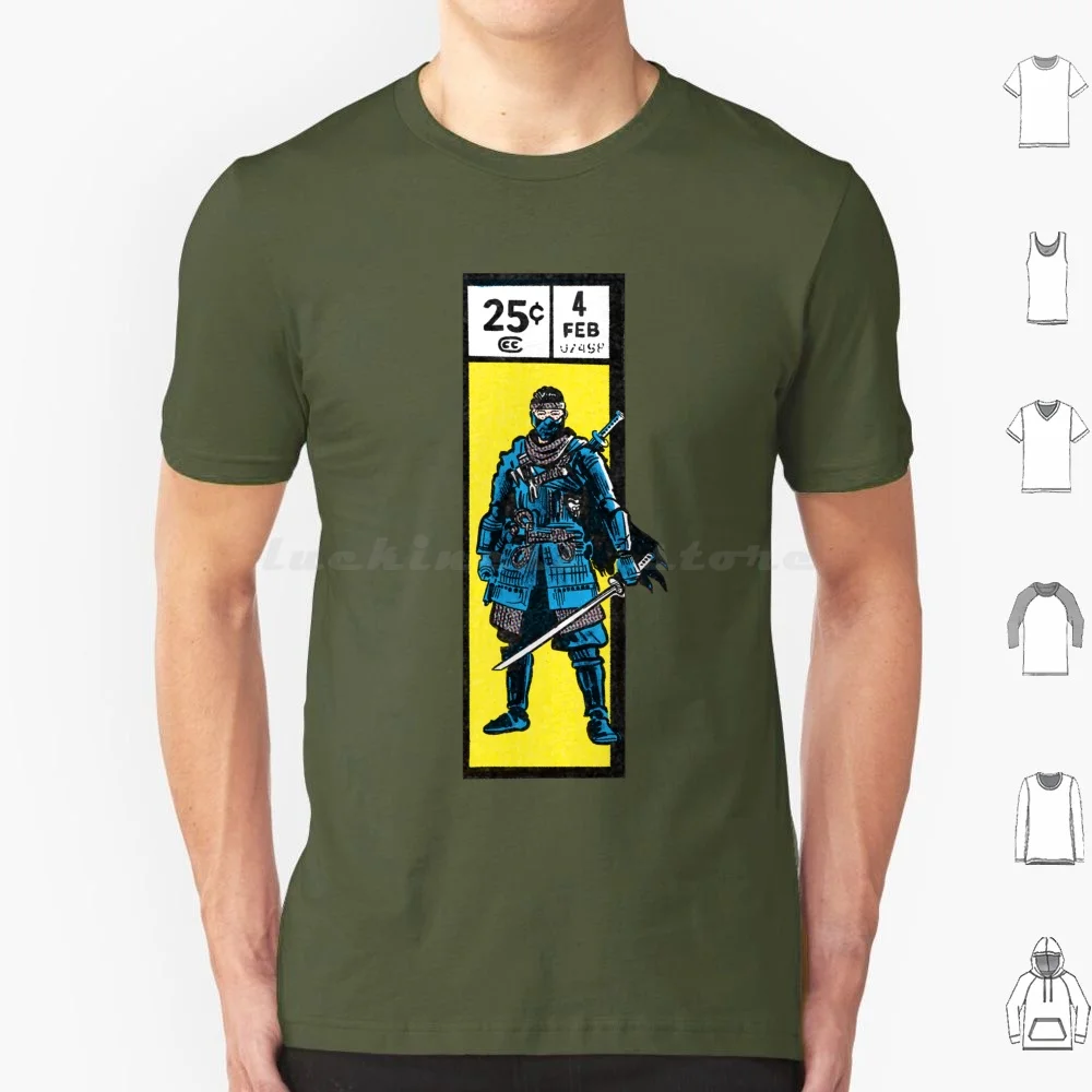 Comic Book Corner Box-Jin Sakai Ghost Of Tsushima Fan Art T Shirt 6xl Cotton Cool Tee Fan Art Painted Digital Illustration