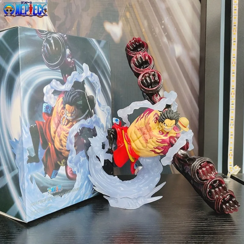 Anime Gear 4 Luffy One Piece Figures Monkey D Luffy Snake Man Action Figures 20cm Pvc Model Collection Ornamen Toys Gifts