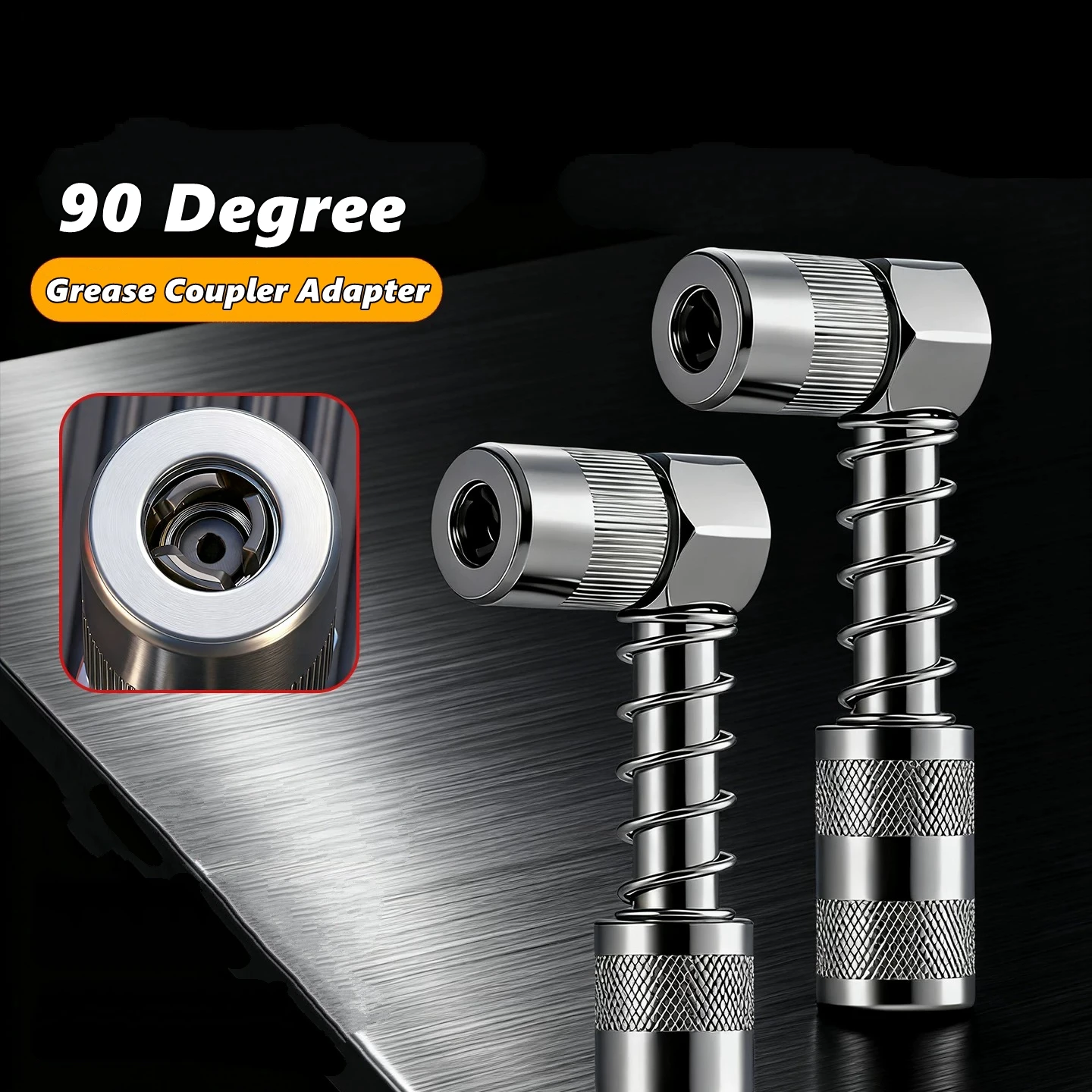Portable Mini Extendable 90 Degree Right Angle Butter Gun Oil Nozzle Versatile Lubrication Tool for Hard-to-Reach Areas