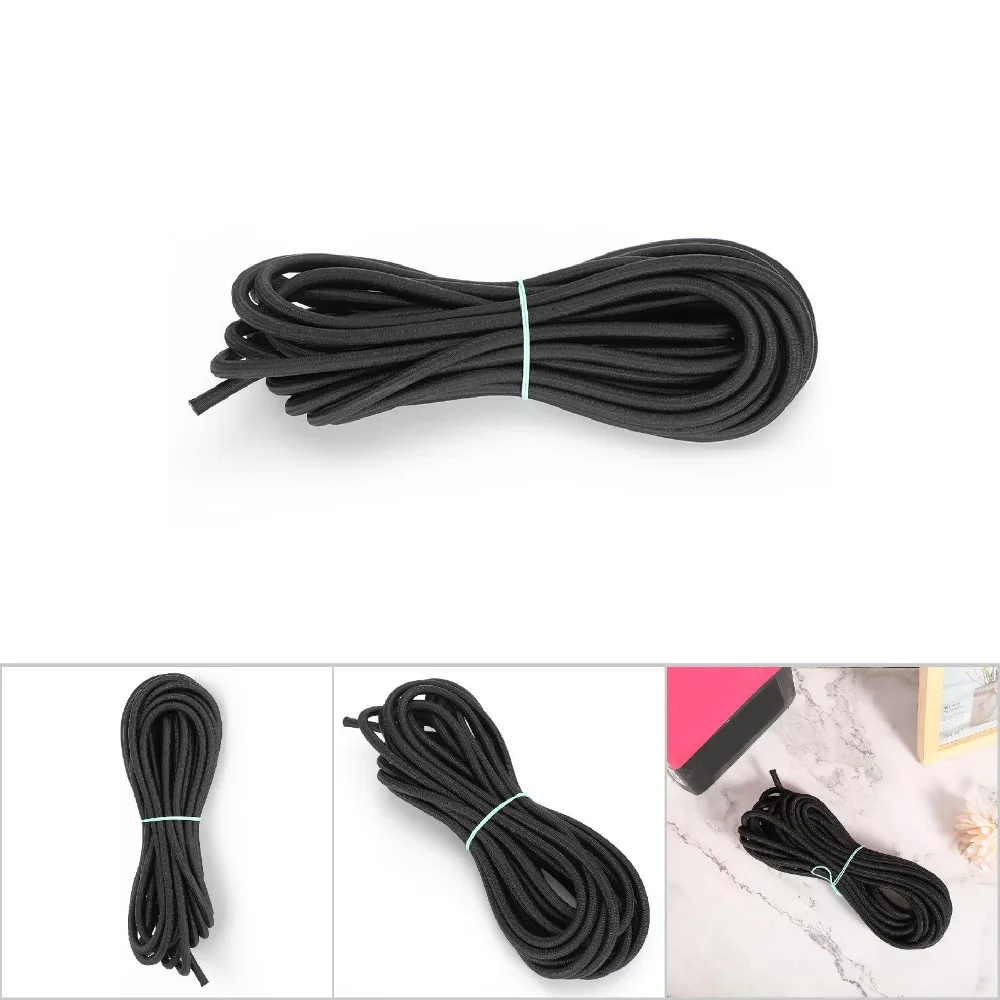 Durable Braided Round Elastic Rope Strong Elasticity Multi Purpose Stretch String Rope Shock Cord Jewelry Making