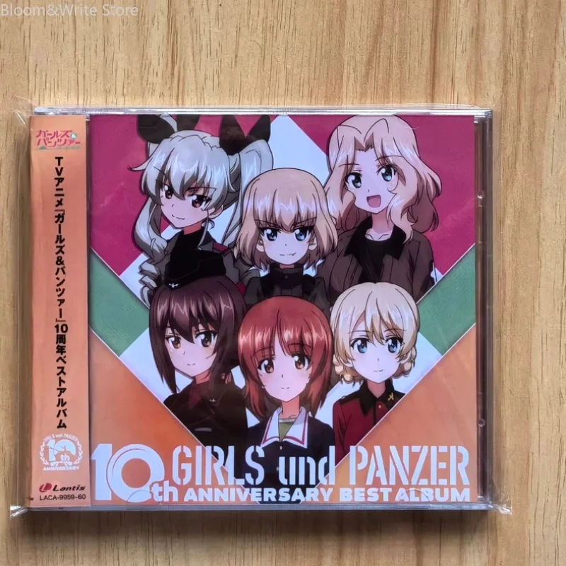 combat-anime-girls-und-panzer-choucho-music-cd-10th-anniversary-best-album-2pcs-music-record-walkman-soundtracks-box-collection