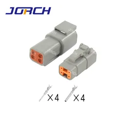 5 Sets 4 Pin DTM06-4S/ATM06-4S DTM04-4P/ATM04-4P DTM Series Female Male Electrical Auto Connector Automotive Plug