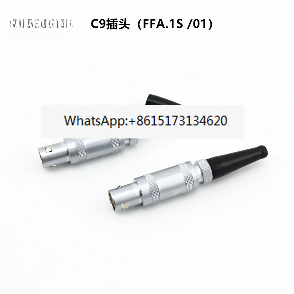 

5pcs C9 plug FFA.1S 01 ultrasonic probe wire connector male flaw detector connector connector