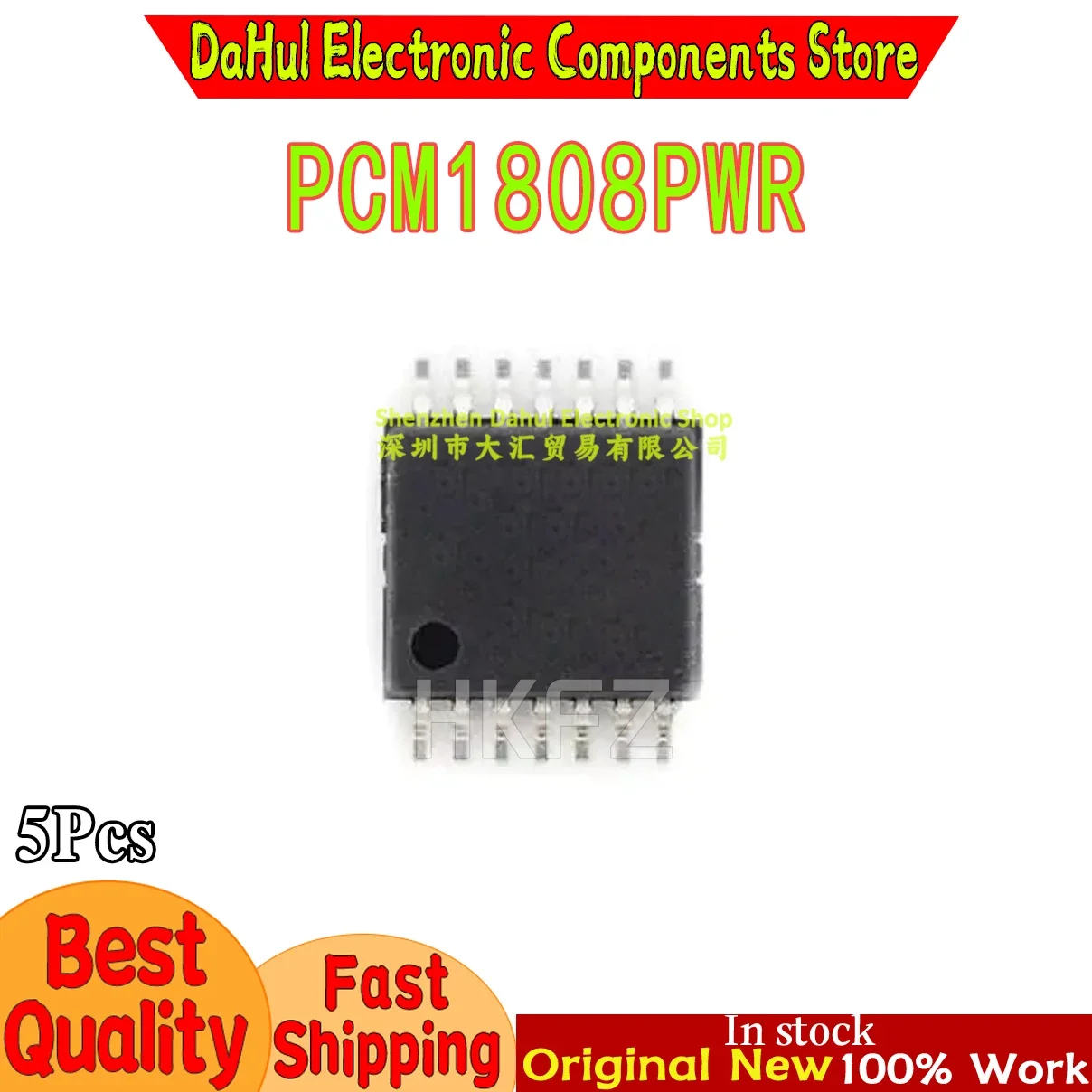 (5piece)100% New PCM1808PWR PCM1808 TSSOP-14  Chipset In Stock