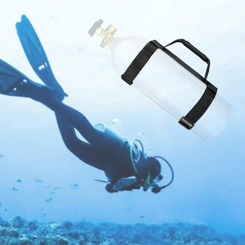 

F1FD Adjustable Tanks Holder Air Cylinder Carriers Strap Diving Accessories Enduring