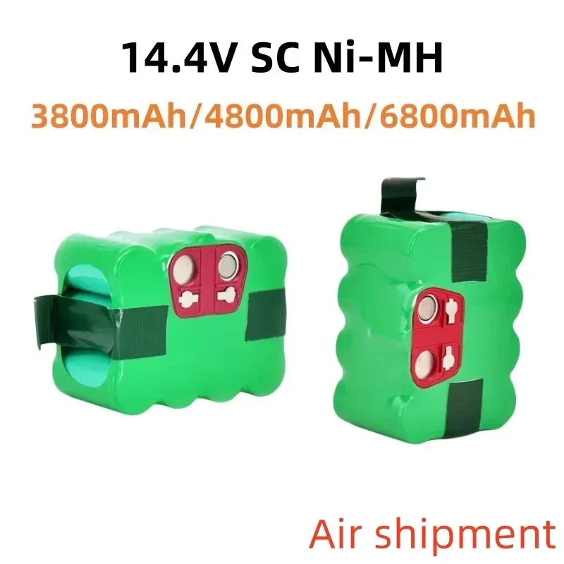 14.4V SC Ni-MH rechargeable battery pack 6800mAh Vacuum Cleaner Sweeping Robot for KV8 XR210 XR510 XR210A XR210B XR510B XR510D