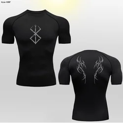 Men's T-shirt Motorcycle Riding Top Quick Drying Breathable Tight Fitting Sports T shirt Gym Running Shirt Train Clothing Tees