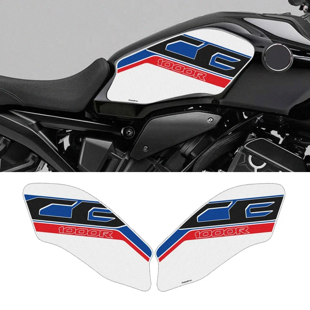 

Motorcycle Tank Grip Traction Pad Side Gas Knee Protection Anti-slip Sticker for Honda CB1000R 2021-2022