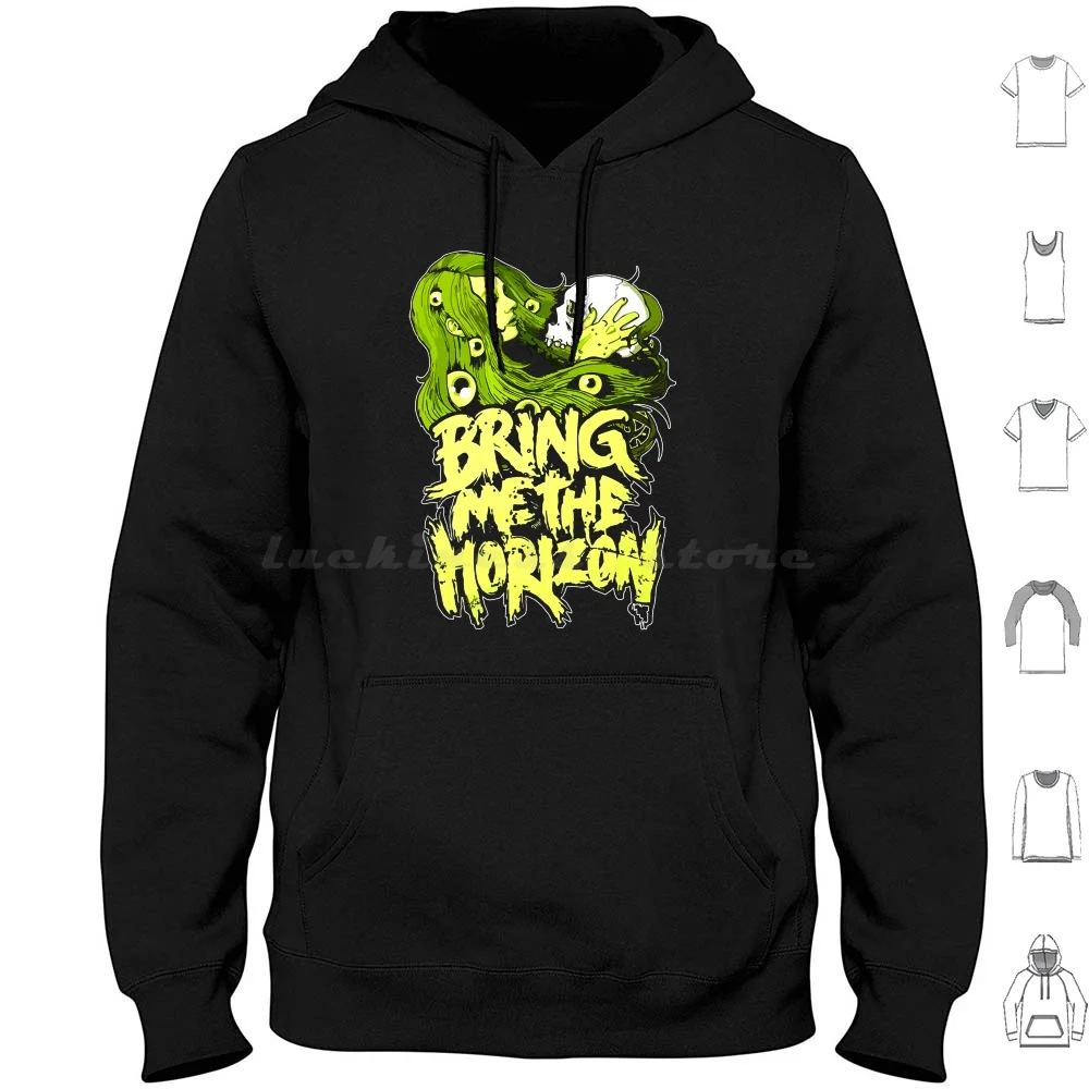 Original de moletom com capuz de algodão manga longa Bmth Bring Me Music Oli Sykes Simplesiternal Metal Oliver Sykes The Vintage Metalcore