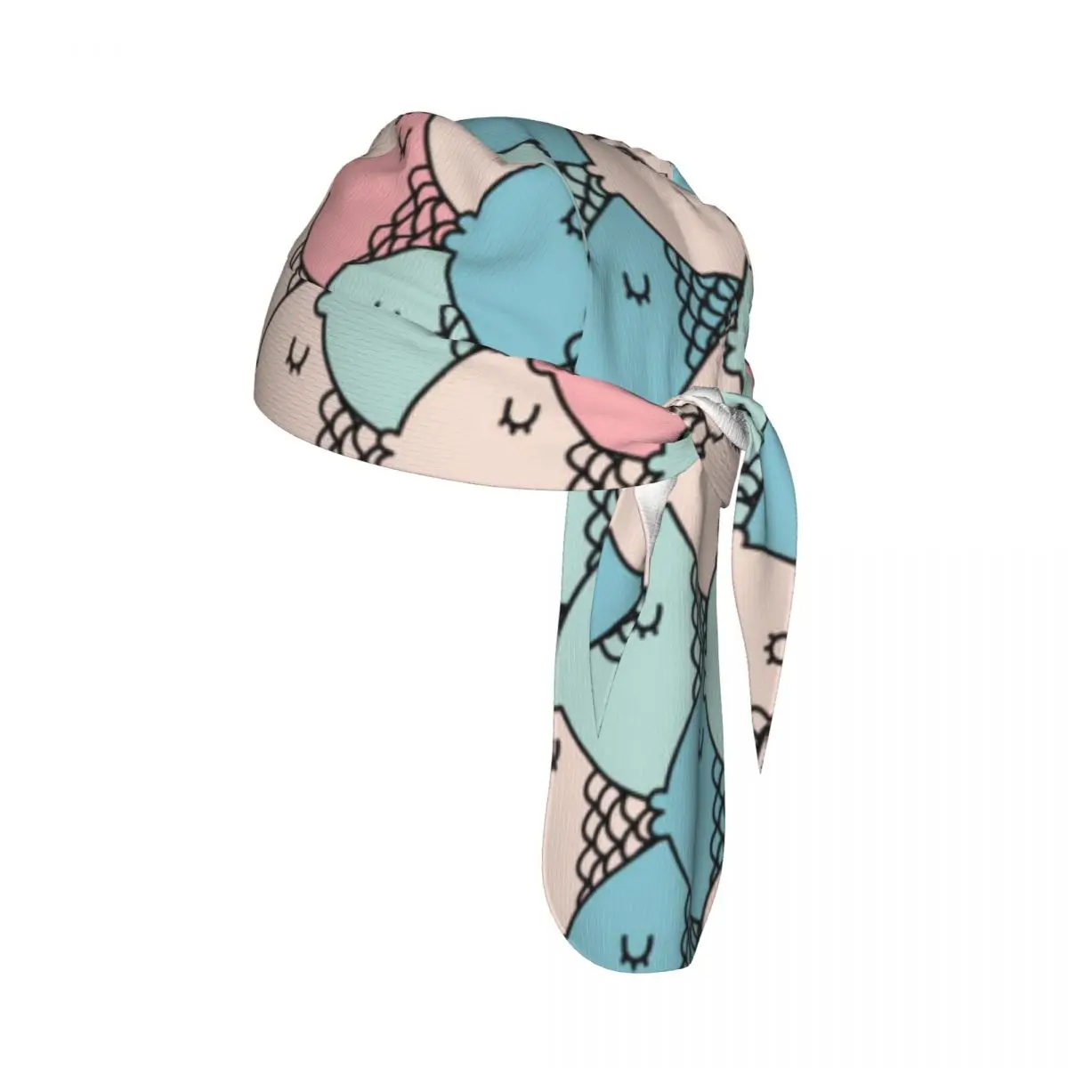 

Быстросохнущая велосипедная кепка, дышащая, влагоотводящая бандана с забавными рыбками, головной убор для бега, походов и езды на велосипеде