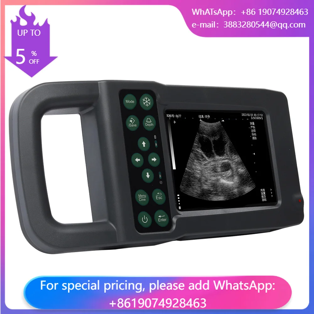 Portable Veterinary Ultrasound Machine For Pigs Cattle Sheep For On-Farm Diagnostics