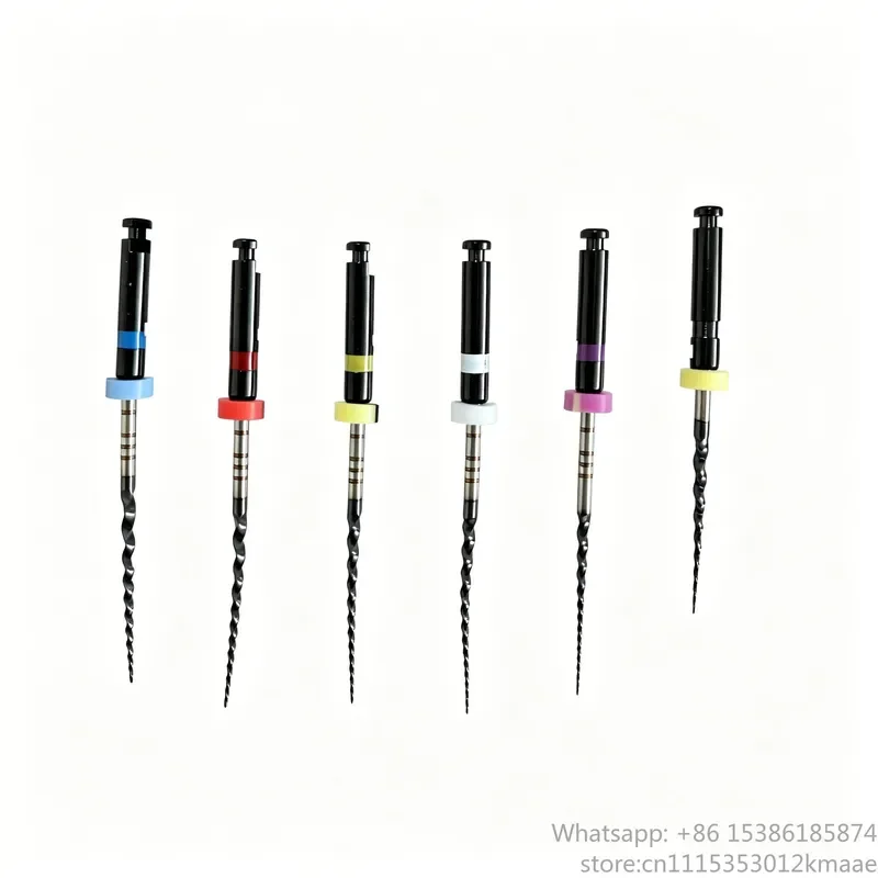 Vequyn Black Endo Files Rotary Files Heat Activated Combine Flexibility and Cutting Force NITI Files